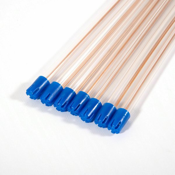 Saliva Ejectors / Premium/Clear+Blue Tips, 100Pcs /Box
