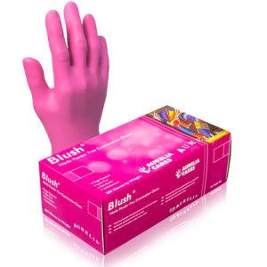 Blush Nitrile Powder Free Gloves 200/BOX