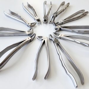 Extracting Forceps British/ European / Ergonomic Handle Set of 11