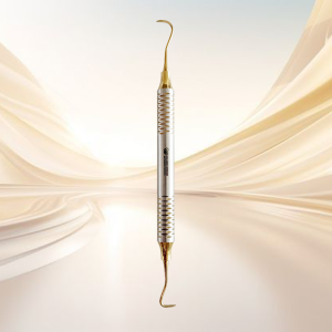 Sickle Scaler/ Hygienist/  Double End / Gold / Hollow handle
