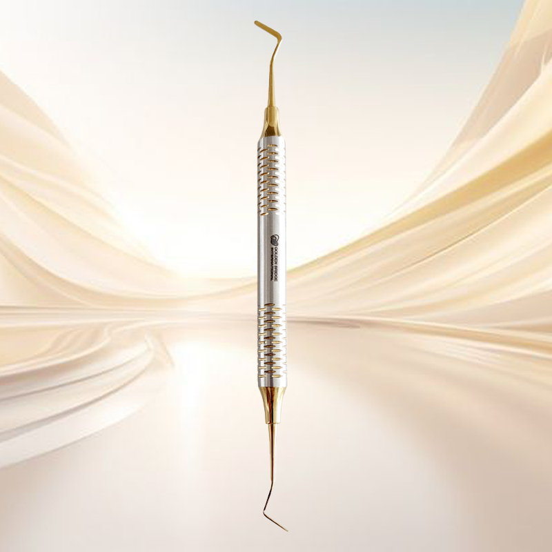 Plastic Filling Instrument / Spatula/Double Ended/Non-Magnet / Gold/Hallow