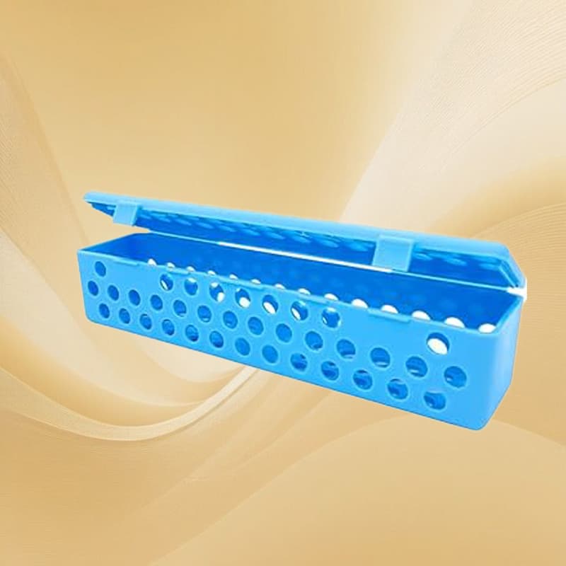 Instrument rack/ Blue, Autoclavable plastic 205x48x52mm, 1Pcs /Box