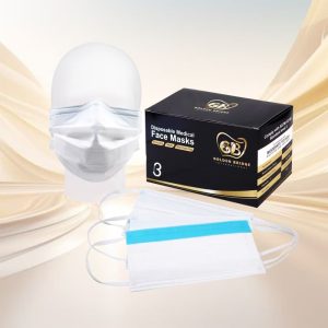 Astm Level 3 Masks with Anti Fog Foam Pad/Blue 50Pcs /Box