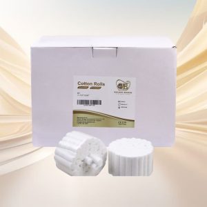 Cotton Roll/ Premium/ #2, 1-1/2" × 3/8" 50 Pcs/Roll, 40 Rolls/box